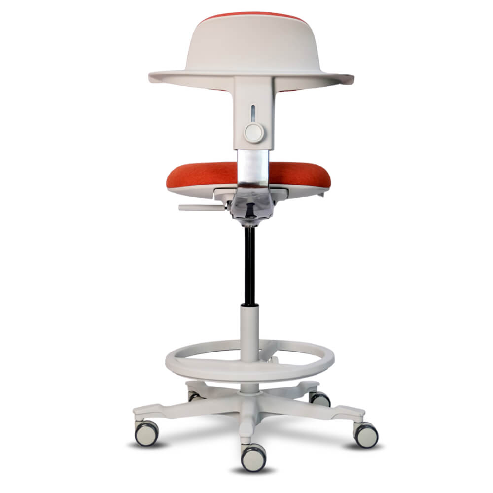 เก้าอี้บาร์ DF PROCHAIR รุ่น NEC สีส้ม